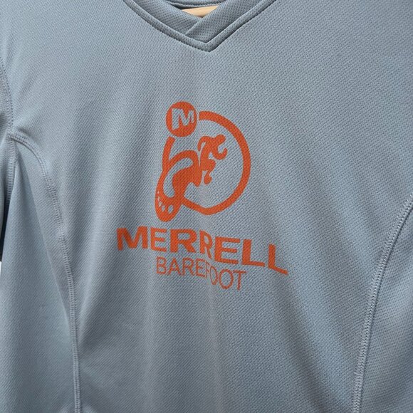 Merrell Women's Basic Workout Tee NWT Gray Wicking UPF Large Activewear Outdoor - Picture 6 of 9